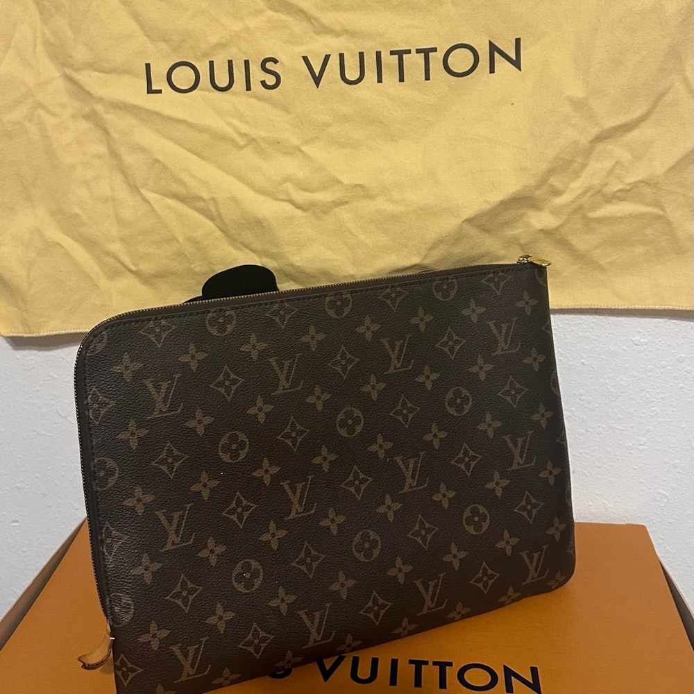 Louis Vuitton Iconic Monogram Documents/Laptop Ca… - image 3